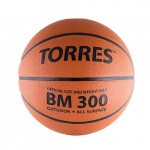 Мяч баск. TORRES BM300 р. 7, резина, темнооранж.