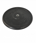Диск обрезиненный Starfit BB-202, d=26 мм, черный, 15 кг