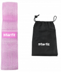 Мини-эспандер Starfit ES-204, низкая нагрузка, текстиль, розовый пастель