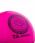 Мяч для художественной гимнастики RGB-101, 19 см, розовый