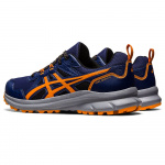 Кроссовки беговые мужские ASICS Trail Scout 3 1011B700 400, р.10.5 (рос.43), сине-оранжевый