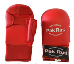 Перчатки для каратэ PAK RUS PR-09-002 красные