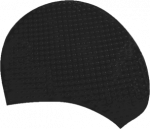 Шапочка для плавания Atemi, силикон (бабл), чёрный, BS20