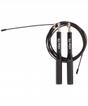 Скакалка скоростная Starfit RP-301 металл, 3 м, с подшипниками и шарнирами, черный