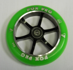 Колесо Fox 6ST 125мм зеленый/черный, black/green