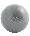 БЕЗ УПАКОВКИ Фитбол высокой плотности Starfit GB-107 антивзрыв, 1100 гр, серый, 55 см
