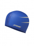 Шапочка для плавания Atemi silicone cap Shark teeth, силикон, Цвет: Принт, TSC1ST