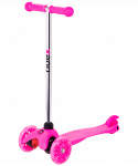 БЕЗ УПАКОВКИ Самокат Ridex 3-колесный Zippy 2.0 3D 120/80 мм, розовый