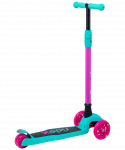 Самокат Ridex 3-колесный Chip, 120/80 мм, розовый/мятный