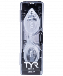 Очки для плавания TYR Edge-X Racing Nano, LGEDGN/101, белый