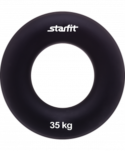 Эспандер кистевой Starfit ES-404 &quot;Кольцо&quot;, диаметр 8,8 см, 35 кг, чёрный ― купить в Москве. Цена, фото, описание, продажа, отзывы. Выбрать, заказать с доставкой. | Интернет-магазин SPORTAVA.RU