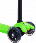 Самокат Ridex 3-колесный Snappy 3D, 120/80 мм, зеленый