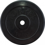Диск обрезин.TORRES 10 кг, PL507110, d.25мм, металл в рез. оболочке, черный
