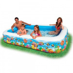 56490NP Бассейн надувной овальный "Swim center™ seashore pool", 262х160х46см