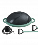 Полусфера Starfit "BOSU" GB-503 с эспандерами, с насосом, серый/зеленый