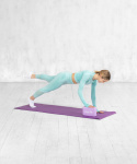 УЦЕНКА Блок для йоги Starfit YB-200 EVA, фиолетовый пастель