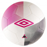 Мяч футбольный UMBRO VELOCITA TRAINER BALL, 20558U-CWZ роз/бел/чёрн, размер 5