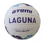 Мяч волейбольный Atemi LAGUNA, синтетическая кожа PVC, 18 п., бел/т.син/гол., м/ш, р.5 , окруж 65-67