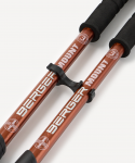 Треккинговые палки Berger Hiking Mount, 65-135 см, 3-секционные, терракотовый