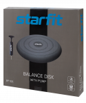 Диск балансировочный Starfit BP-105, с насосом, массажный, серый