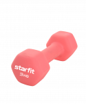 Гантель неопреновая Starfit Core DB-201 коралловый, 3 кг