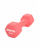 Гантель неопреновая Starfit DB-201 3 кг, коралловый