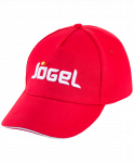 Бейсболка Jögel JC-1701-021, хлопок, красный/белый
