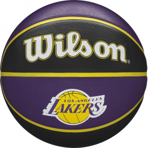 Мяч баскетбольный Wilson NBA Team Tribute La Lakers, WTB1300XBLAL, размер 7 (7) ― купить в Москве. Цена, фото, описание, продажа, отзывы. Выбрать, заказать с доставкой. | Интернет-магазин SPORTAVA.RU