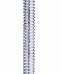 Гриф для штанги Starfit BB-102 W-образный, d=25 мм, металлический, с металлическими замками, хром, 120 см