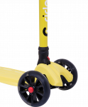 Самокат Ridex 3-колесный Stark 3D, 135/90 мм, желтый