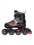 Раздвижные роликовые коньки Alpha Caprice CK-SK-P320-33 Orange (антистресс обезьяна в подарок)
