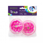 Светящиеся колеса Trolo (front) розовый 120*24, pink