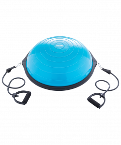 УЦЕНКА Полусфера Starfit &quot;BOSU&quot; GB-502 PRO с эспандерами, с насосом, синий ― купить в Москве. Цена, фото, описание, продажа, отзывы. Выбрать, заказать с доставкой. | Интернет-магазин SPORTAVA.RU