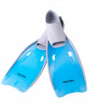 Ласты пластиковые Colton CF-02, серый/голубой, размер 38-39