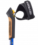 Скандинавские палки Berger Blade, 77-135 см, 2-секционные, синий/красный/желтый
