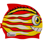 Шапочка для плавания детская TORRES Junior, SW-12206RD, красный, силикон (Junior)
