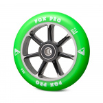 Колесо FOX PRO 7ST 110мм черный/зеленый, black/green