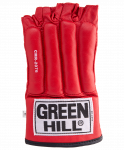 Перчатки снарядные Green Hill ROYAL CMR-2076, шингарты, кожа, красные
