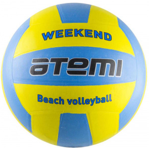 Мяч волейбольный Atemi WEEKEND, резина, желт-голубой, литой, окруж.65-67 ― купить в Москве. Цена, фото, описание, продажа, отзывы. Выбрать, заказать с доставкой. | Интернет-магазин SPORTAVA.RU