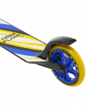 БЕЗ УПАКОВКИ Самокат Ridex 2-колесный Flow 125 мм, синий/желтый