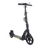 Самокат RGX ROUTE 230/200мм black/yellow 100% алюминий, дисковый тормоз, передний и задний амортизаторы