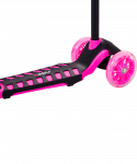 БЕЗ УПАКОВКИ Самокат Ridex 3-колесный 3D Spike 120/100 мм, розовый