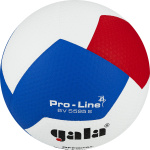 Мяч вол. GALA Pro-Line 12, BV5595SA, р. 5,синт.кожа ПУ Microfiber,клееный,бут.кам,бело-гол--красный (5)
