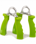 Эспандер кистевой пружинный Starfit ES-301, пара, жесткая ручка, зеленый