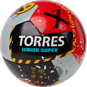 Мяч футбольный TORRES Junior-4 Super F323304, размер 4 (4) ― купить в Москве. Цена, фото, описание, продажа, отзывы. Выбрать, заказать с доставкой. | Интернет-магазин SPORTAVA.RU
