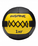 Медбол Insane IN24-WB100, 1 кг, желтый