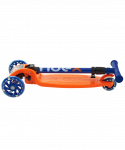 Самокат Ridex 3-колесный Loop, 120/70 мм, оранжевый/синий