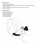 УЦЕНКА Самокат Ridex 2-колесный Sigma 200 мм, ручной тормоз, белый/фиолетовый