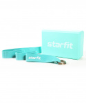 Блок и ремень для йоги, комплект Starfit YB-205, мятный