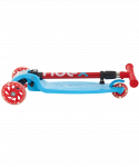БЕЗ УПАКОВКИ Самокат Ridex 3-колесный Loop, 120/70 мм, голубой/красный
